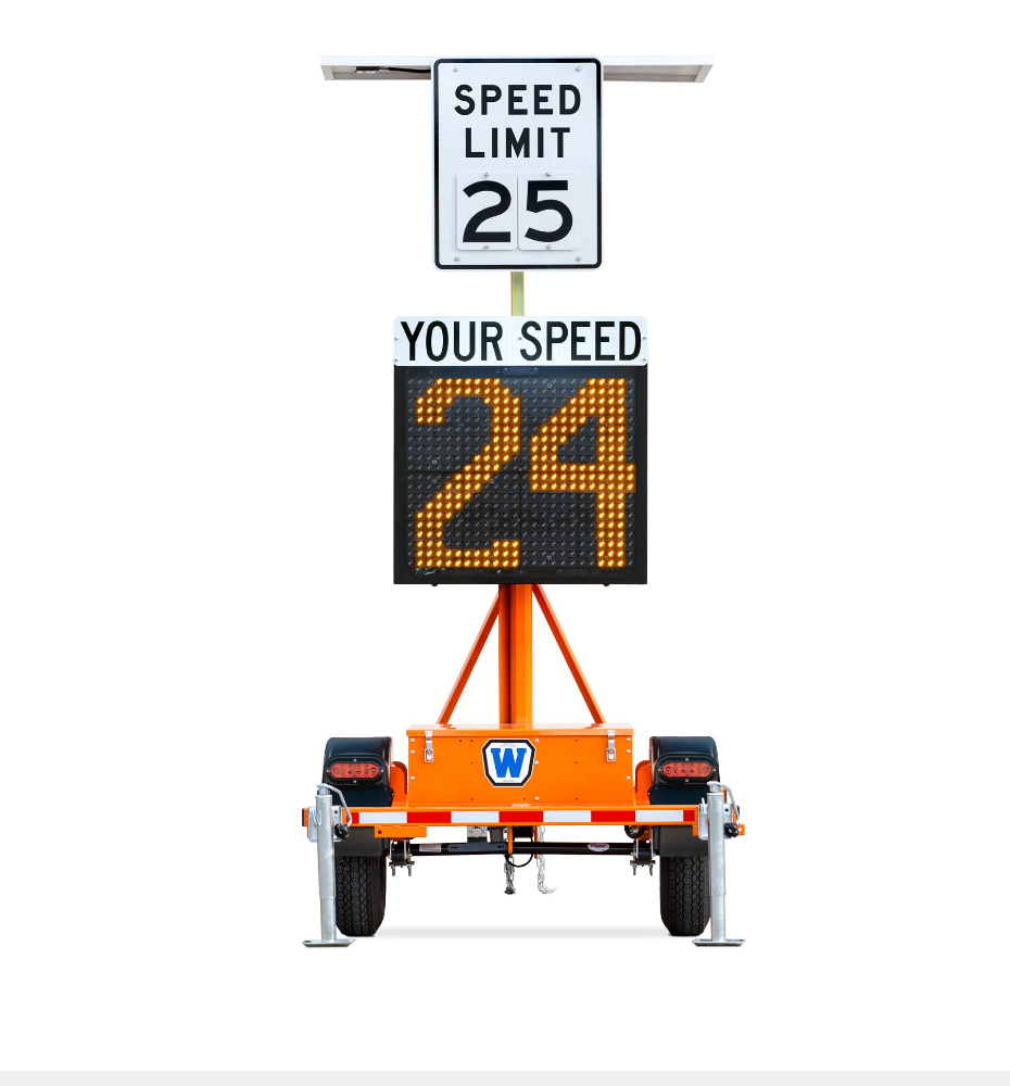 Compact Radar-Speed Trailer WSDT3-S