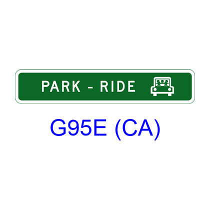 Park - Ride [plaque] G95E(CA) – RCR TRAFFIC