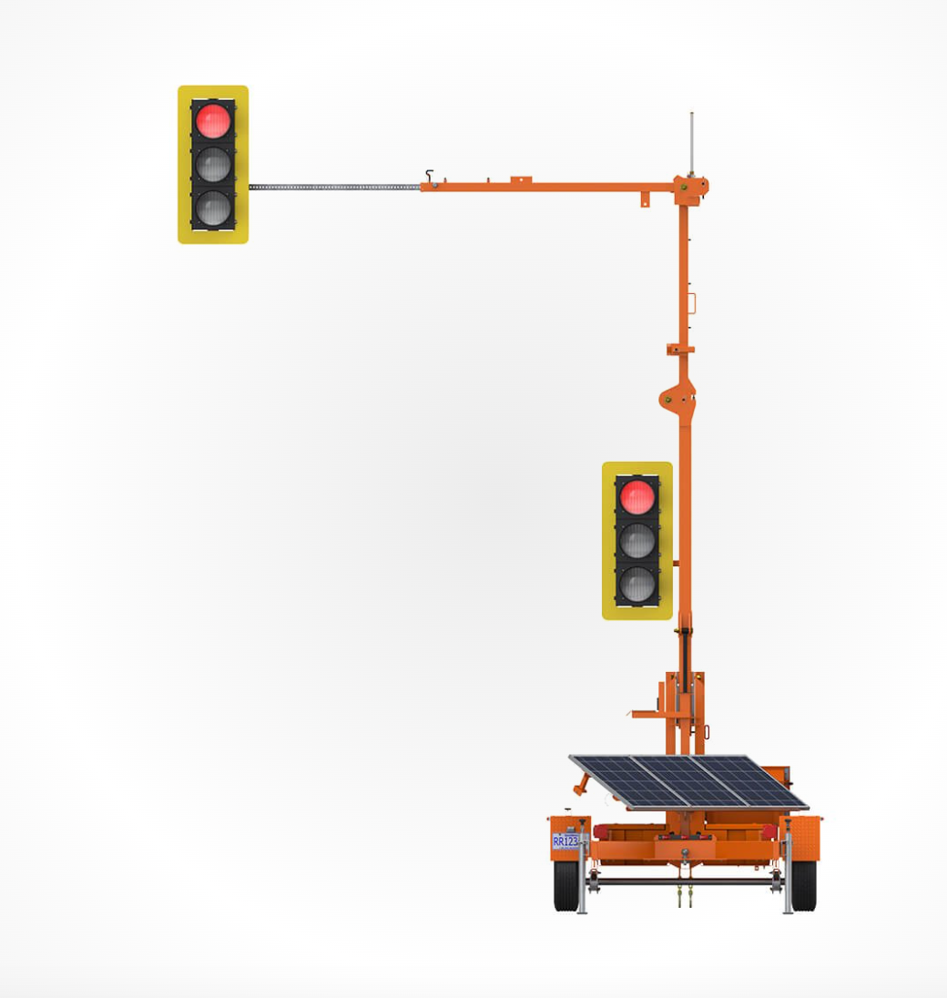 Trailer-Mounted Traffic Signals With Advanced Technology TLD-3612 G3 ...