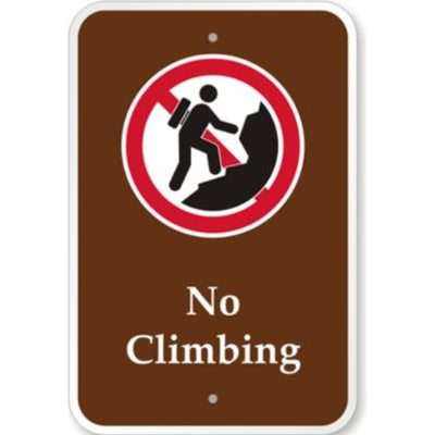 No Climbing [symbol] PS-082(CA)