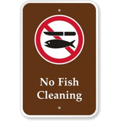 No Fish Cleaning [symbol] PS-093(CA)
