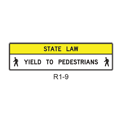 Overhead Pedestrian Crossing [symbol] R1-9 – RCR TRAFFIC