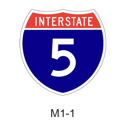 Interstate Shields Color Interstate Route Shield M1-1 – RCR TRAFFIC