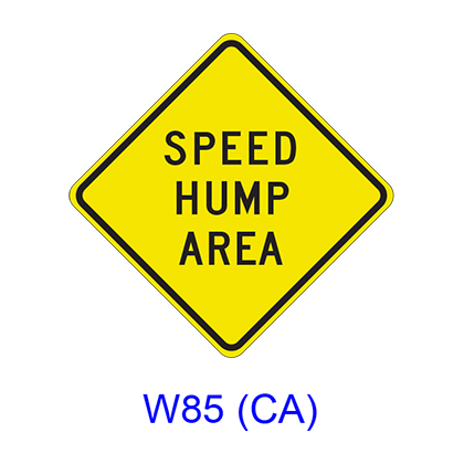 SPEED HUMP (BUMP) AREA W85(CA)
