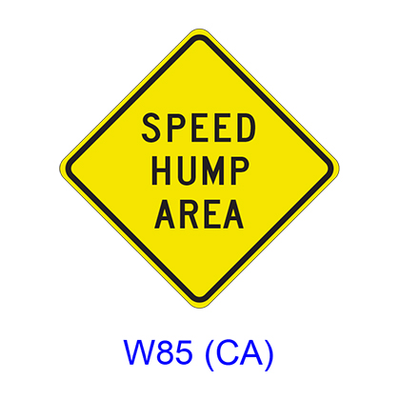 SPEED HUMP (BUMP) AREA W85(CA)