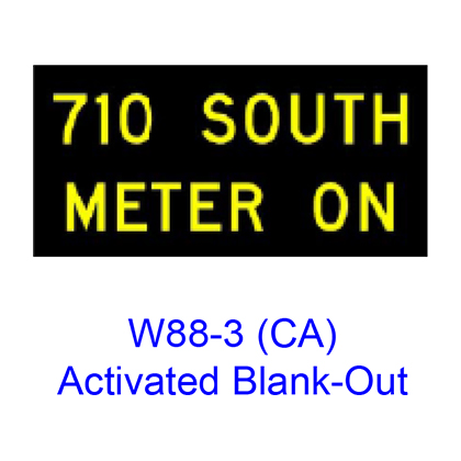 ?___ ______METER ON” Activated Blank-Out W88-3(CA)