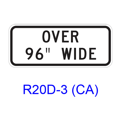 Truck Exclusion [plaque] R20D-3(CA) – RCR TRAFFIC
